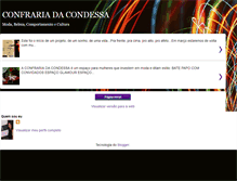 Tablet Screenshot of confrariadacondessa.blogspot.com