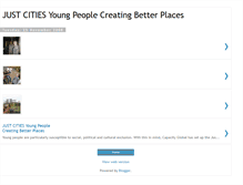 Tablet Screenshot of justcities.blogspot.com