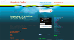 Desktop Screenshot of dunia-hacker24.blogspot.com