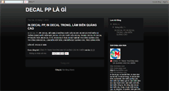 Desktop Screenshot of decalpp.blogspot.com