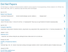 Tablet Screenshot of dotnetpapers.blogspot.com