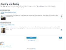 Tablet Screenshot of comingandgoingpsalm121.blogspot.com