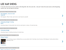 Tablet Screenshot of leekarsheng.blogspot.com