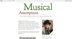 Desktop Screenshot of musicalassumptions.blogspot.com