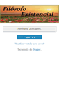 Mobile Screenshot of filosofoexistencial.blogspot.com