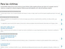 Tablet Screenshot of paralasvictimas.blogspot.com
