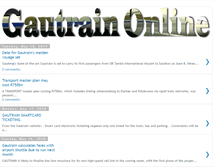 Tablet Screenshot of gautrain.blogspot.com