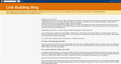 Desktop Screenshot of link-building-blog.blogspot.com