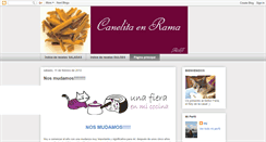 Desktop Screenshot of canelitaenrama.blogspot.com