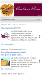 Mobile Screenshot of canelitaenrama.blogspot.com