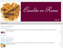 Tablet Screenshot of canelitaenrama.blogspot.com