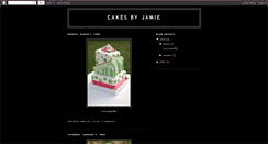 Desktop Screenshot of cakesbyjamie.blogspot.com