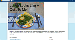 Desktop Screenshot of lunchlookslikeaquilttome.blogspot.com