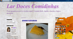 Desktop Screenshot of lardocescomidinhas.blogspot.com
