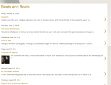 Tablet Screenshot of beatsandboats.blogspot.com