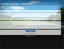 Tablet Screenshot of filosofianaescola-pibiduesc.blogspot.com