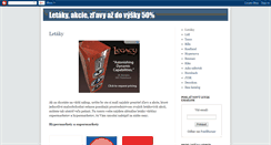 Desktop Screenshot of letaky-akcie.blogspot.com