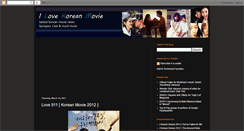 Desktop Screenshot of ilove-koreanmovie.blogspot.com