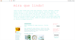 Desktop Screenshot of miraquelindoestodo.blogspot.com