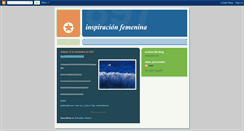 Desktop Screenshot of inspiracionfemenina.blogspot.com