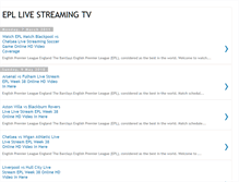 Tablet Screenshot of epl-livestreaming-tv.blogspot.com