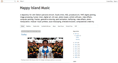 Desktop Screenshot of happyislandmusic.blogspot.com