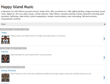 Tablet Screenshot of happyislandmusic.blogspot.com