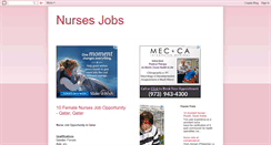 Desktop Screenshot of nursesgetjobs.blogspot.com