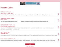 Tablet Screenshot of nursesgetjobs.blogspot.com