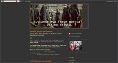 Desktop Screenshot of buscandoesafrasequetalveznoexista.blogspot.com