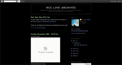 Desktop Screenshot of hcclive.blogspot.com