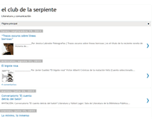 Tablet Screenshot of elclubdelaserpiente09.blogspot.com
