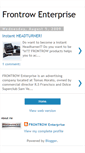 Mobile Screenshot of frontrowenterprise.blogspot.com
