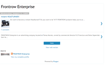 Tablet Screenshot of frontrowenterprise.blogspot.com