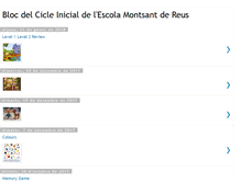 Tablet Screenshot of escola-montsant-cicle-inicial.blogspot.com