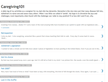 Tablet Screenshot of caregiving102.blogspot.com