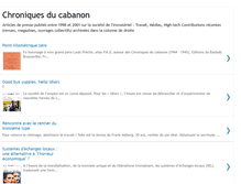 Tablet Screenshot of chroniques-cabanon.blogspot.com