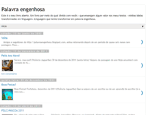 Tablet Screenshot of palavraengenhosa.blogspot.com