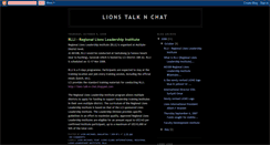 Desktop Screenshot of lions-talk-n-chat.blogspot.com
