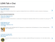 Tablet Screenshot of lions-talk-n-chat.blogspot.com