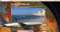 Desktop Screenshot of ioviaggiodasolo.blogspot.com