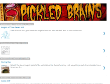 Tablet Screenshot of pickled-brains.blogspot.com