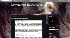 Desktop Screenshot of beyondtheblackgate.blogspot.com