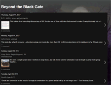 Tablet Screenshot of beyondtheblackgate.blogspot.com