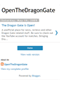Mobile Screenshot of openthedragongate.blogspot.com