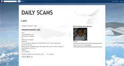Desktop Screenshot of dailyscams.blogspot.com