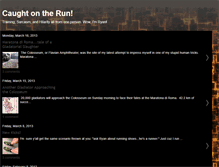 Tablet Screenshot of caughtontherun.blogspot.com