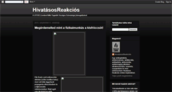 Desktop Screenshot of hivatasosreakcios.blogspot.com