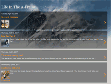 Tablet Screenshot of lifeinthea-frame.blogspot.com