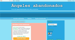 Desktop Screenshot of angelesabandonados.blogspot.com